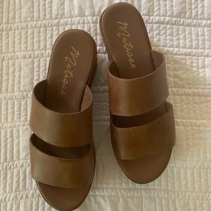 Matisse camo slip on wedge size 9 just bought